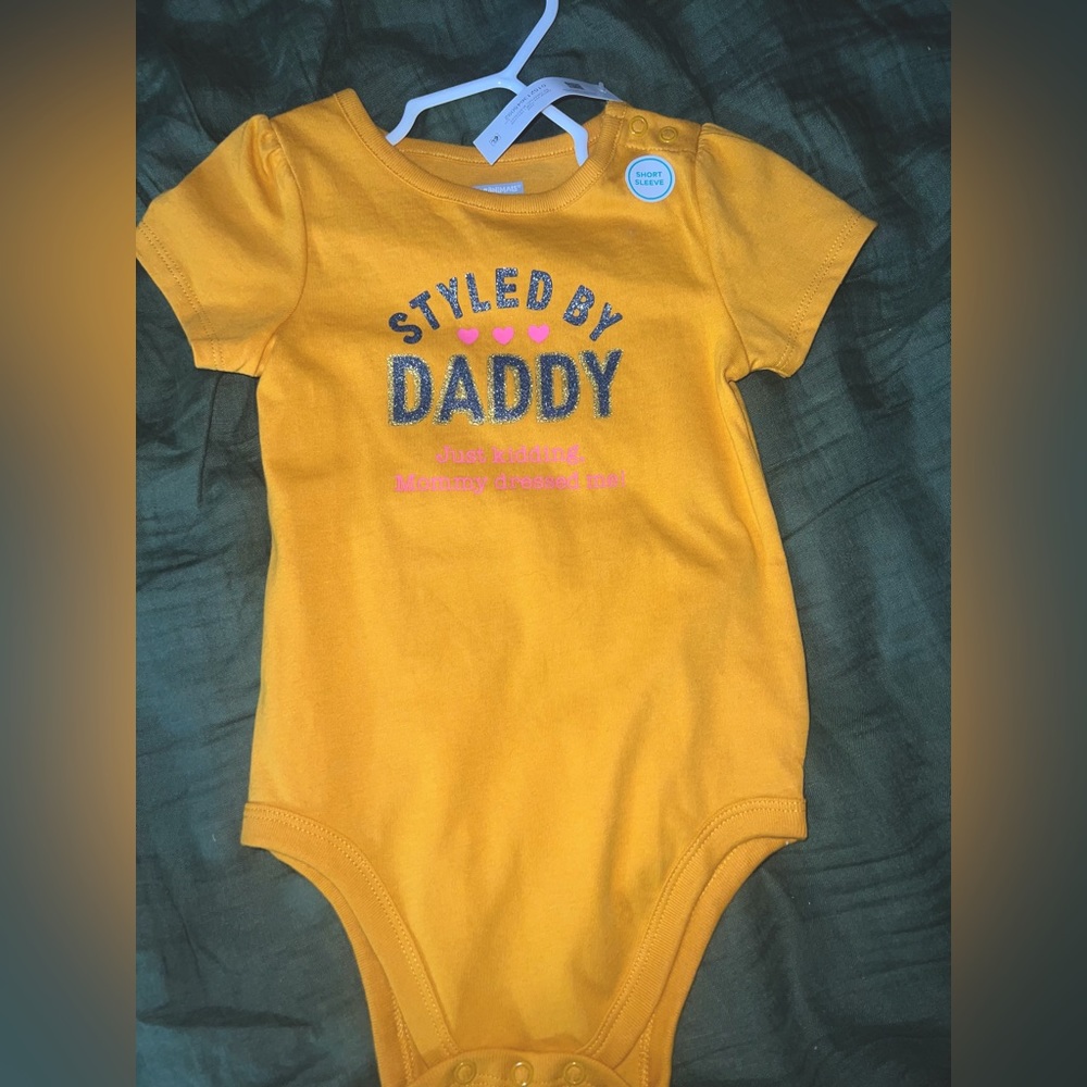 Styled By Daddy Just Kidding Onesie